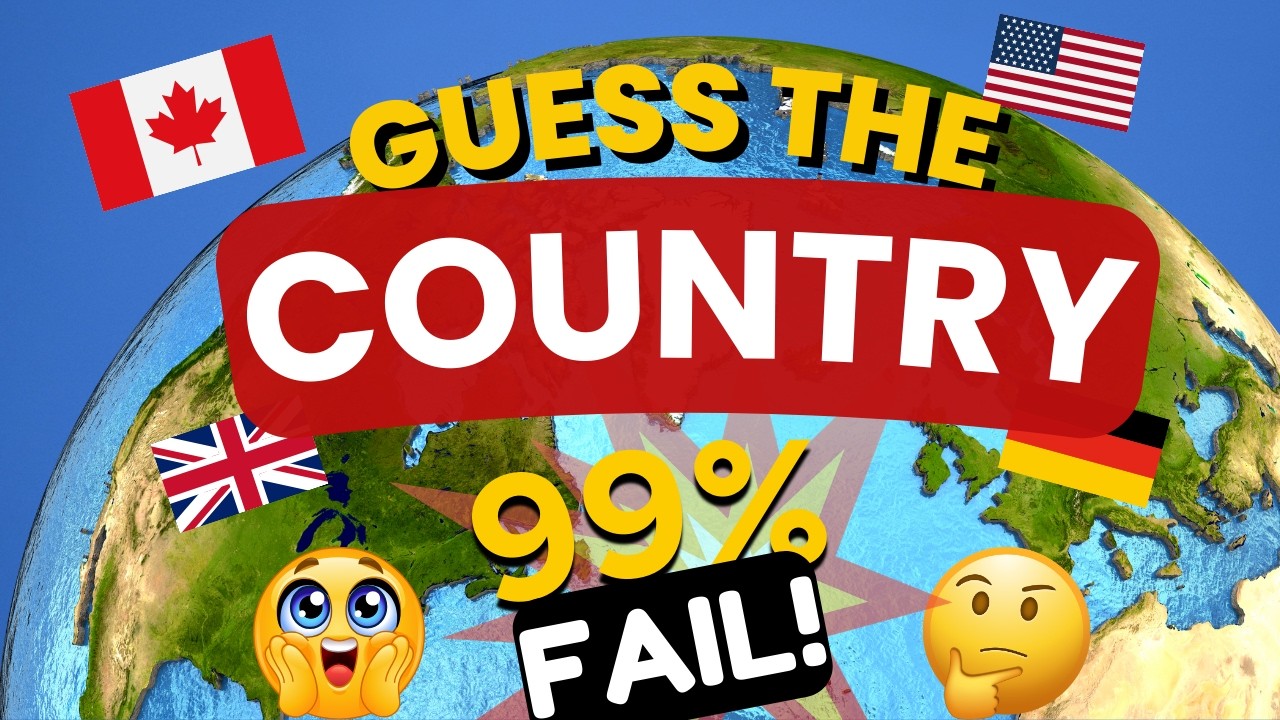 Guess The Country 🌍 by Scrambled Letter Only Geniuses Get 100%!