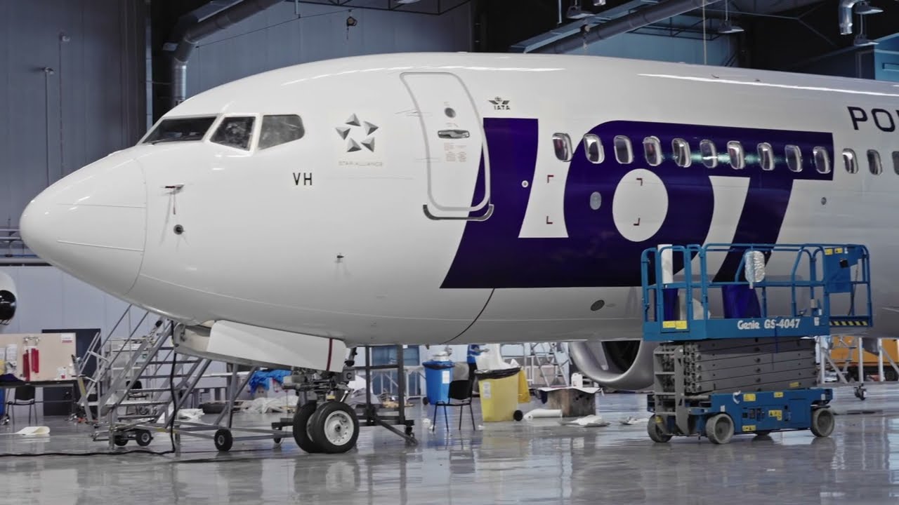 LOT's Boeing 737 MAX 8  in the special livery of the 3rd European Games 2023 | SP-LVH