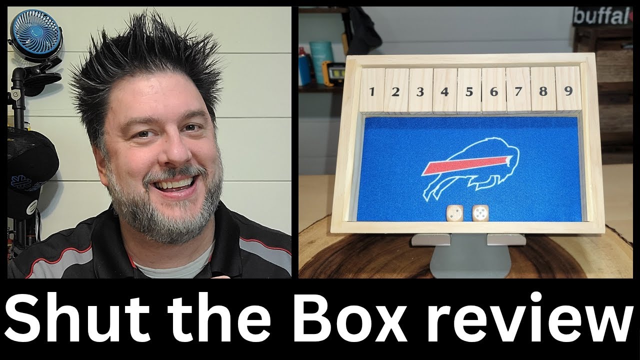 Shut the Box game reviewed. game tutorial provided. Did I shut the box?