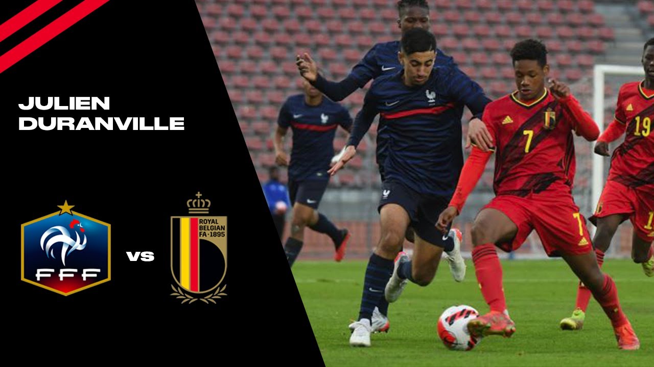 France vs Belgique U16 - Julien Duranville Highlights
