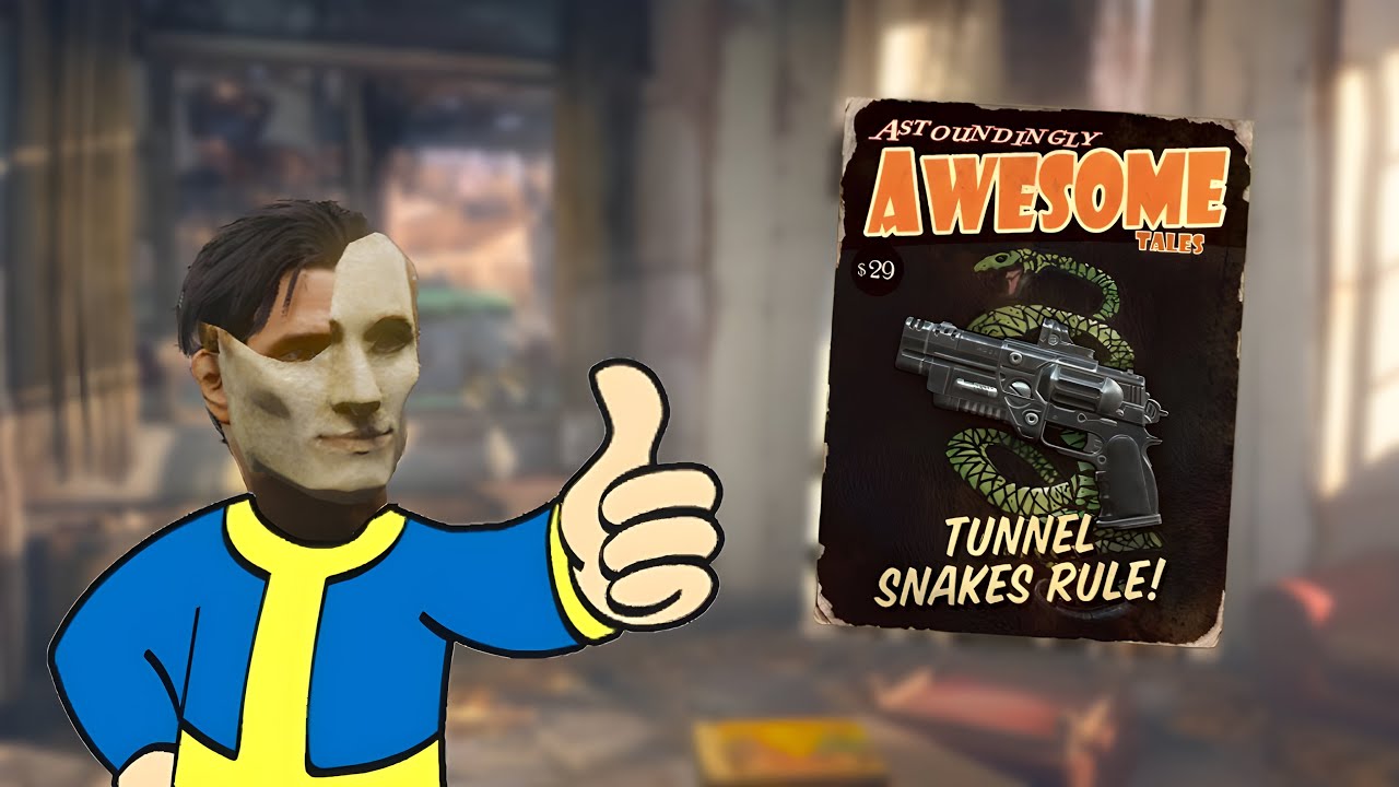 Fallout 4 Tunnel Snakes -Creation Club Mod KaybaOG