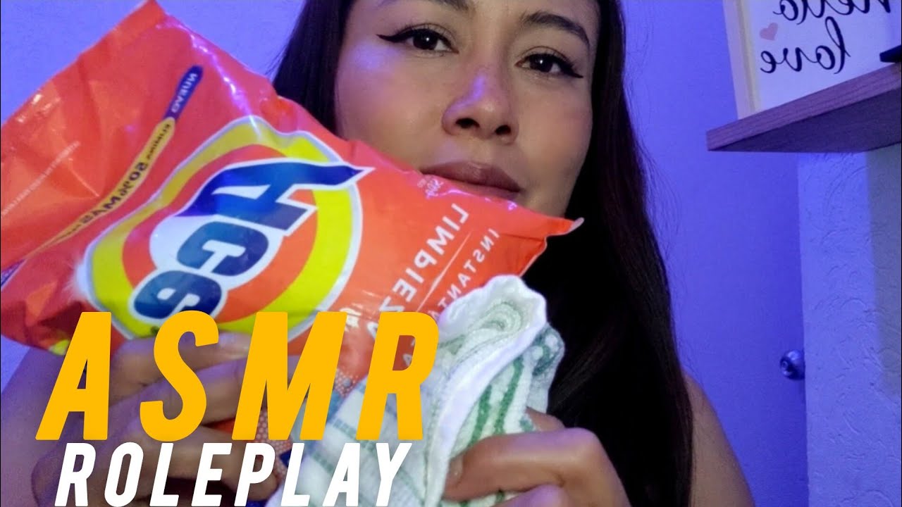 ASMR |CAJERA de SUPERMERCADO🛒🛍️soft spoken💤#asmr #tending #relax