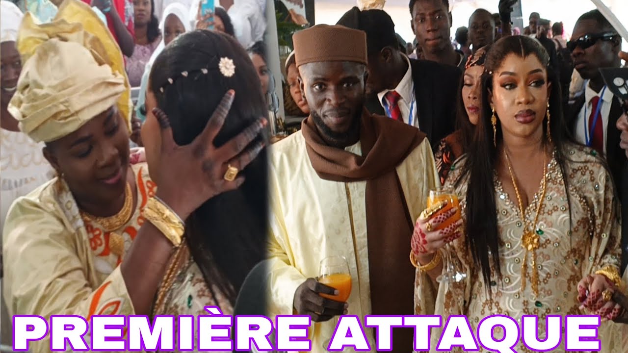 Baptême Buffet Royal, arrivé de AWO Buurou keuram accompagné de Sohaibou télécom première attaque 