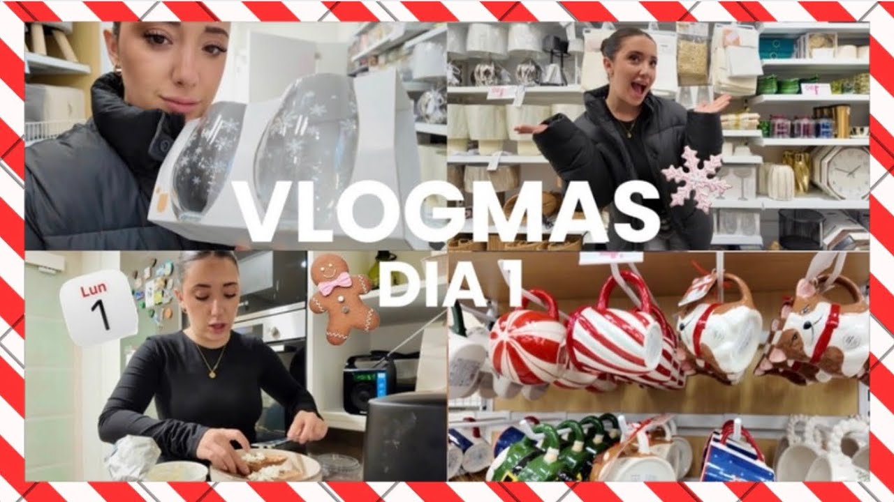 vlogmas día 1❄️✨compras navideñas, rutina de mañana, tutorial cleanlook!