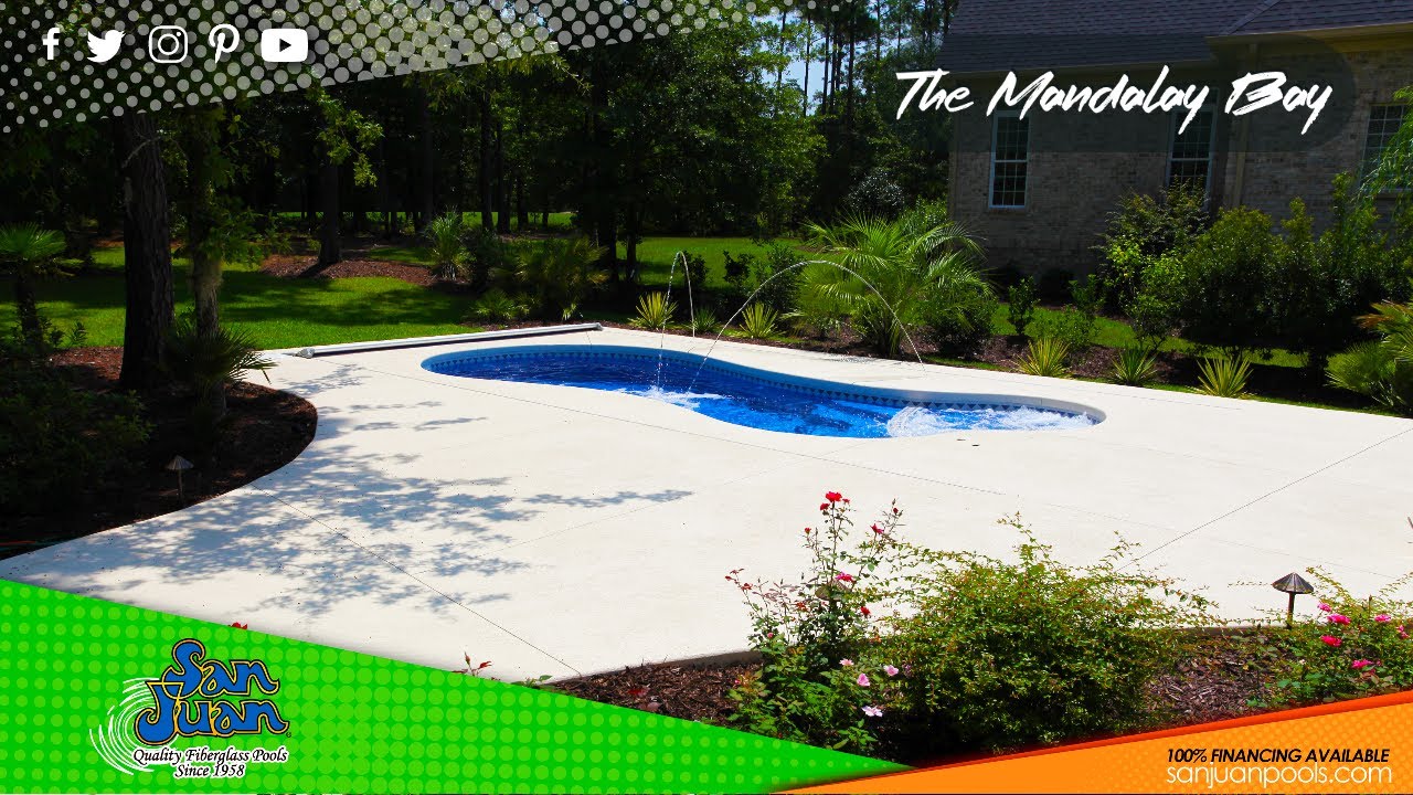 The Mandalay Bay | San Juan Fiberglass Pools | San Juan Pools