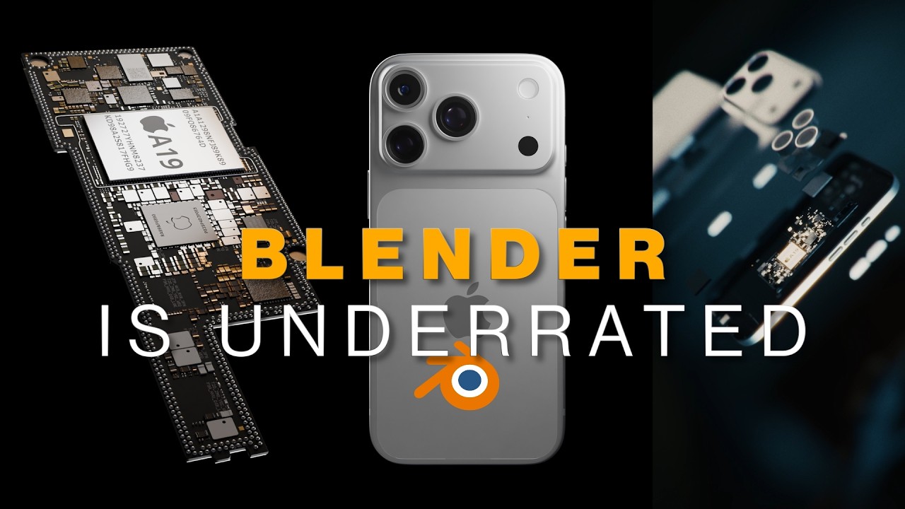 Анимация iPhone в Blender [ПОЛНЫЙ РАЗБОР]