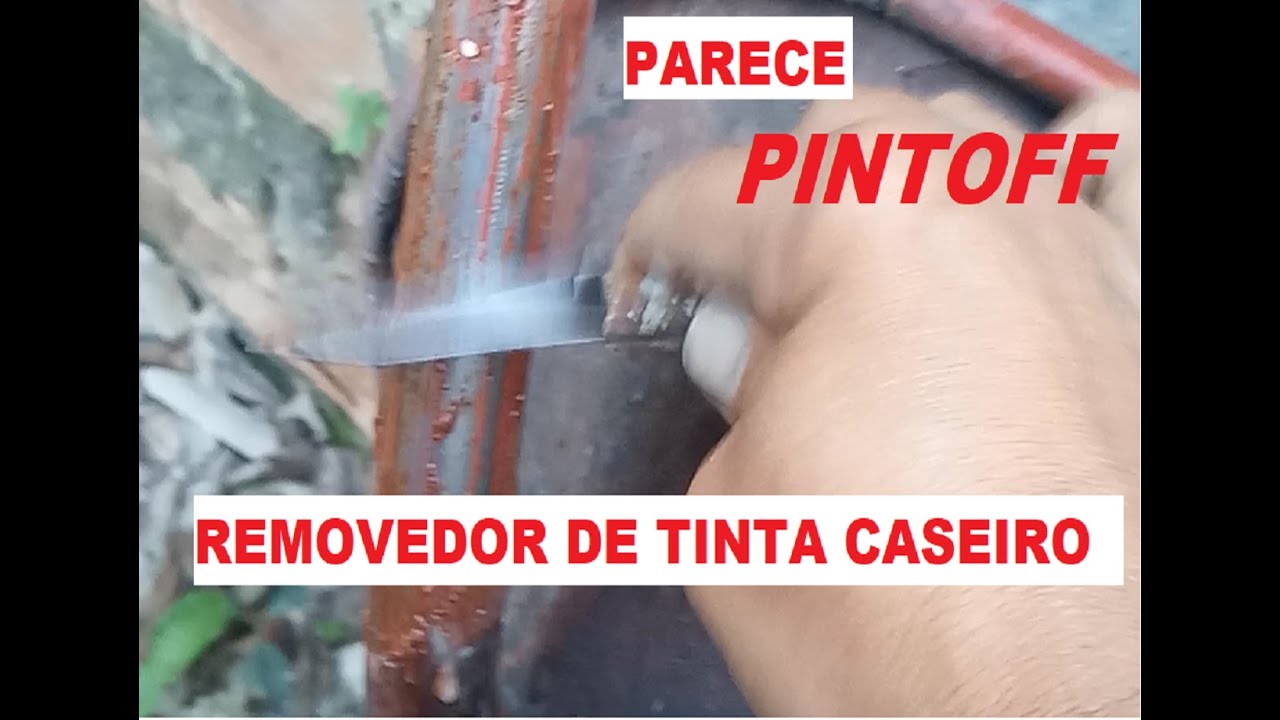 REMOVEDOR  DE TINTA CASEIRO,  PARECE PINTOFF