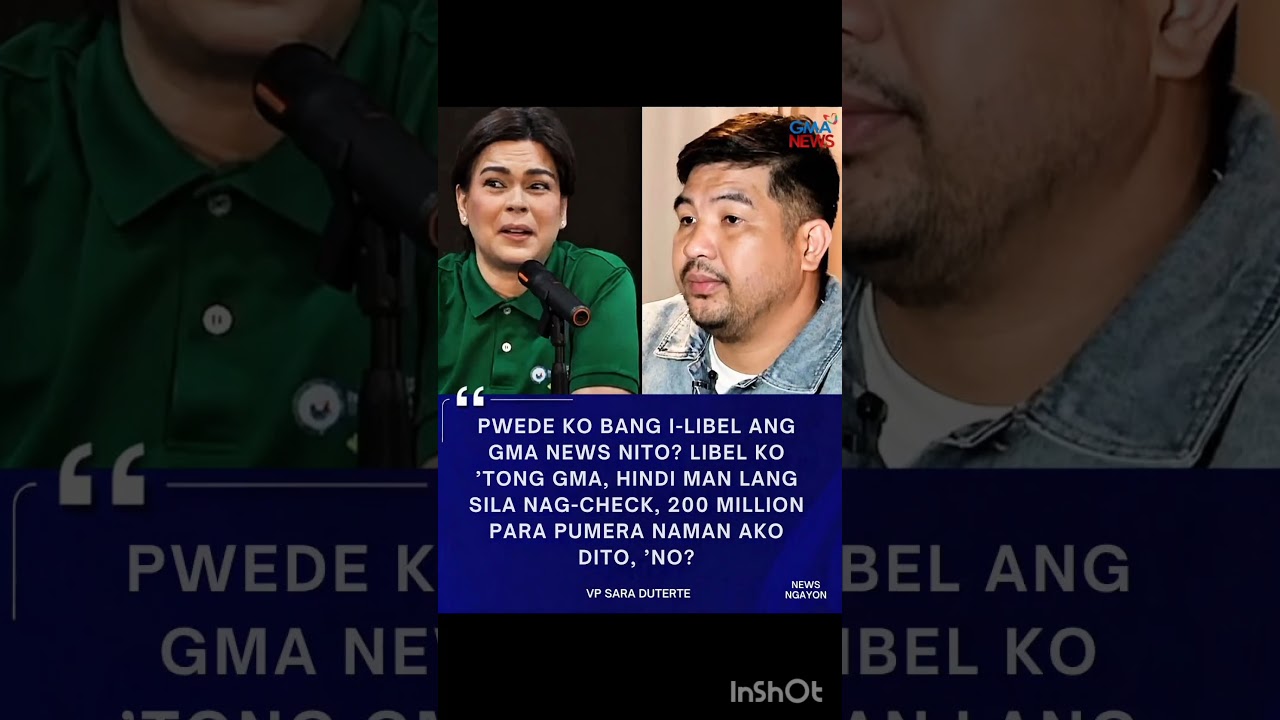 &ldquo;PUWEDE KO BANG I-LIBEL ANG GMA NEWS?&rdquo; VP SARA, KINWESTYON ANG PAGBERIPIKA SA LARAWAN