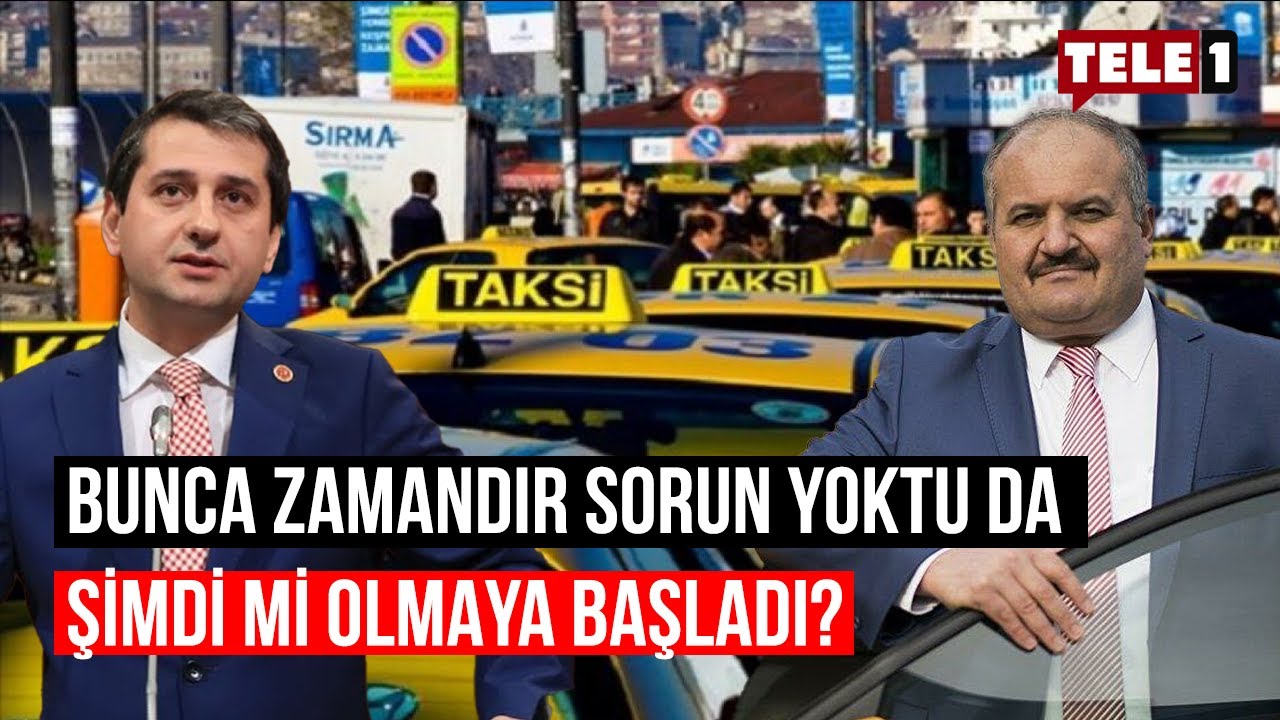 Taksiciler Odası Başkanı Ey&uuml;p Aksu ve İyi Parti İBB Grup Başkanvekili İbrahim &Ouml;zkan karşı karşıya!