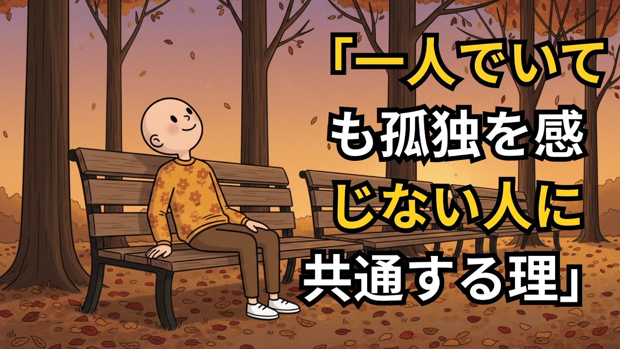 「一人でいても寂しくない人」に共通する、深い心理的特徴