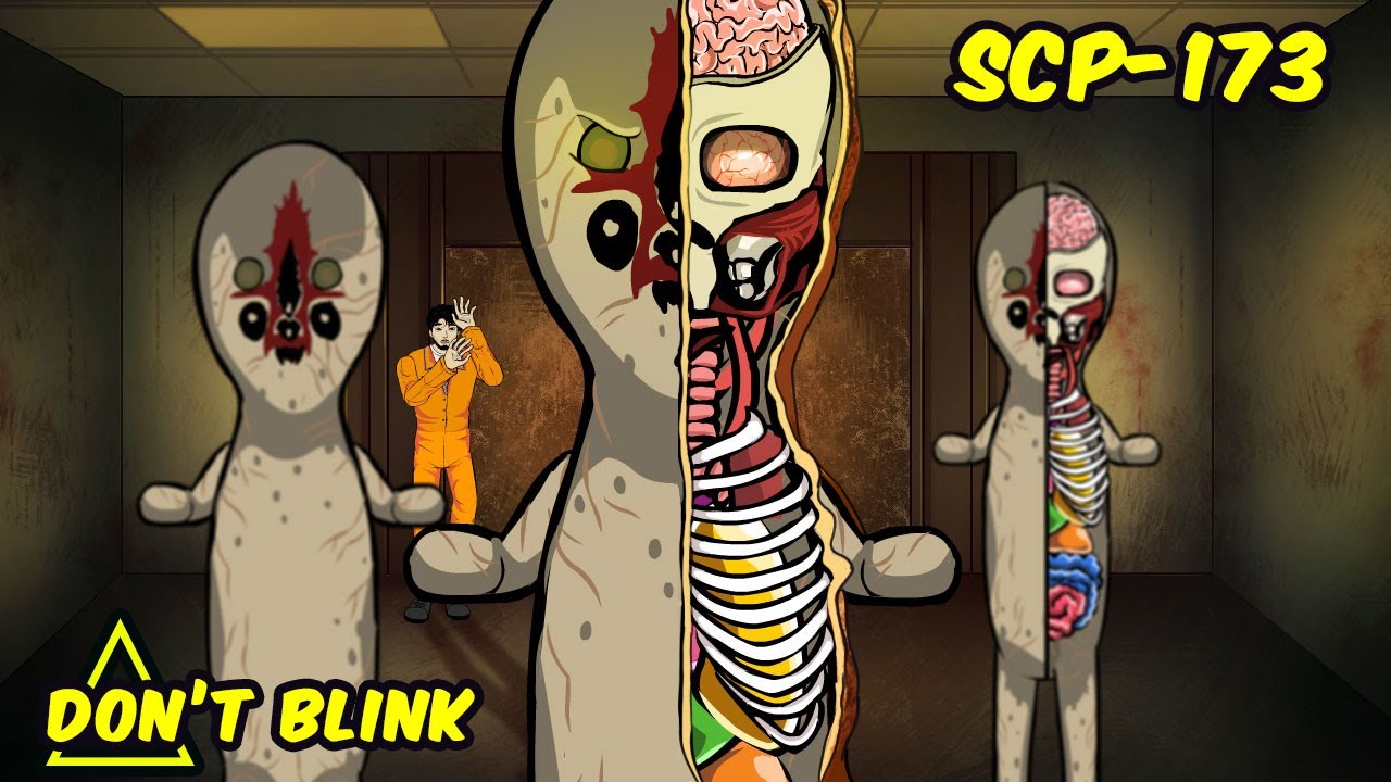 DON'T BLINK 🥜 | SCP-173 | The Sculpture (SCP Animation)