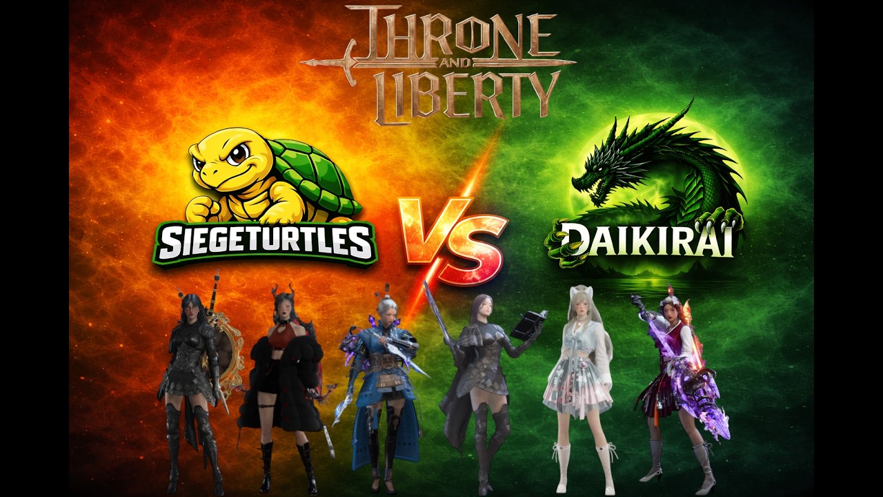 Stronefight VS SiegeTurtles // Daikirai // Throne and Liberty