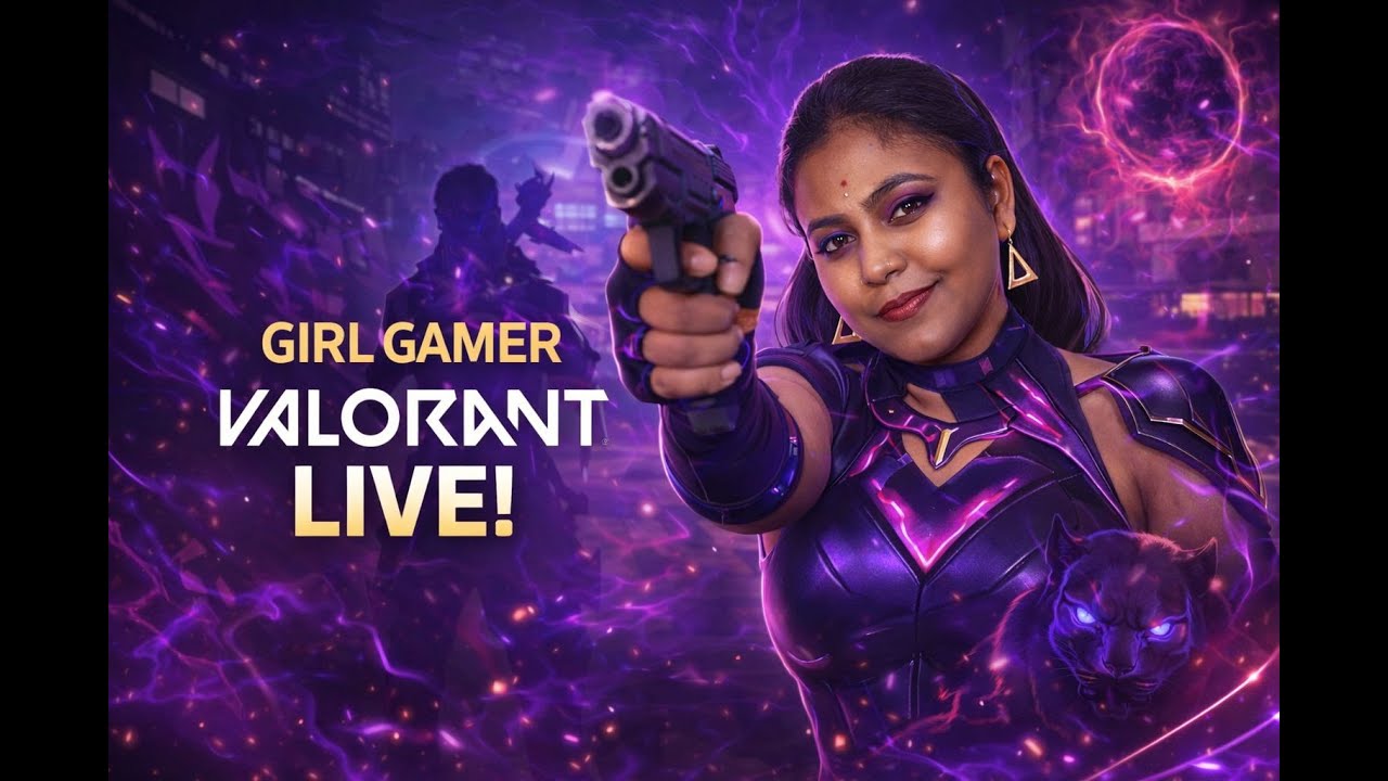 VALORANT LIVE | 1v5 Clutch Moments Incoming 👑|Girl Gamer | Nanditha Plays#facecam