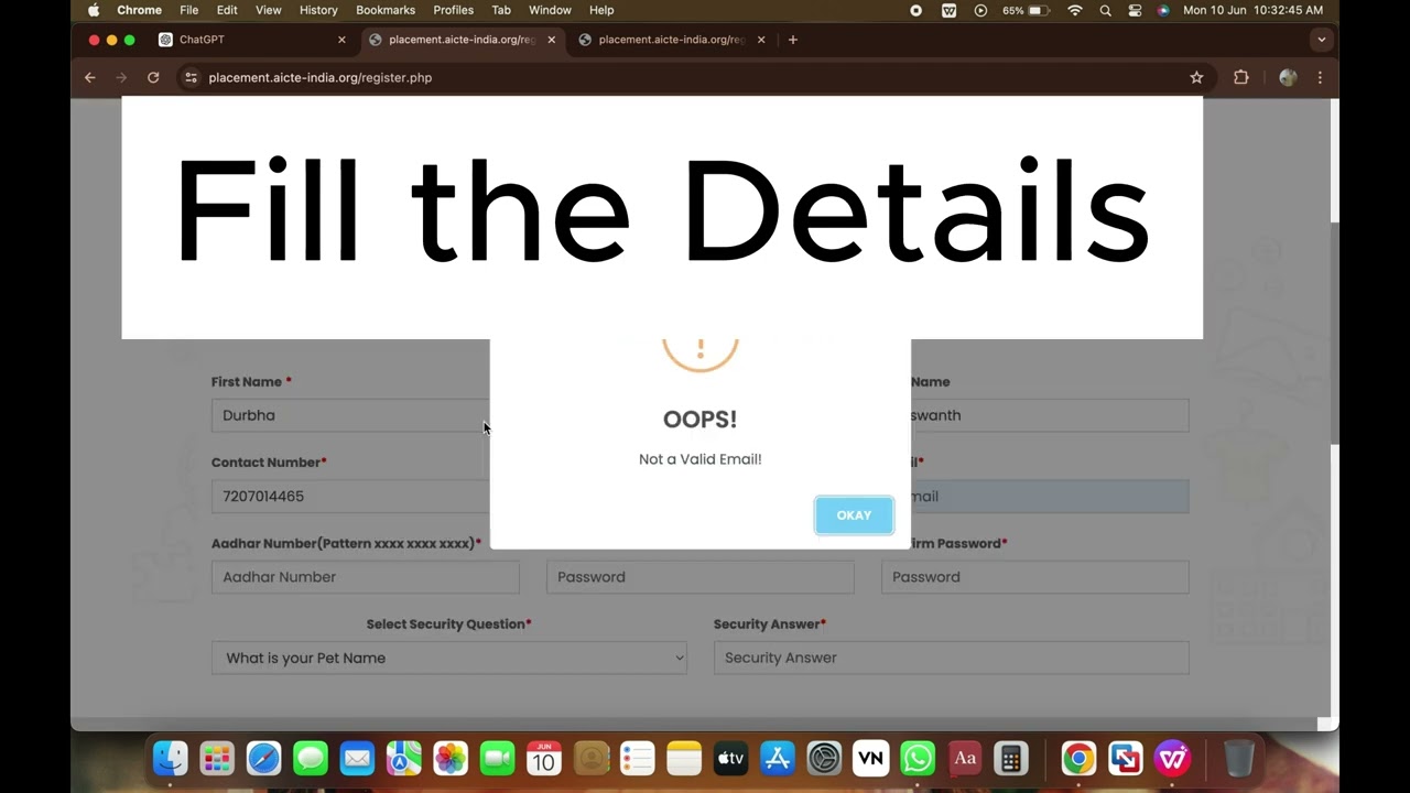 AICTE Portal Registration Process || Engineerscompass