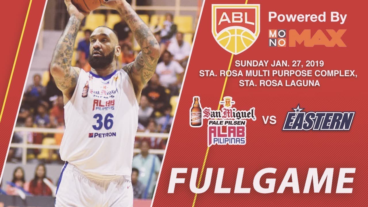 San Miguel Alab Pilipinas v Hong Kong Eastern | FULL GAME | 2018-2019 ASEAN Basketball League