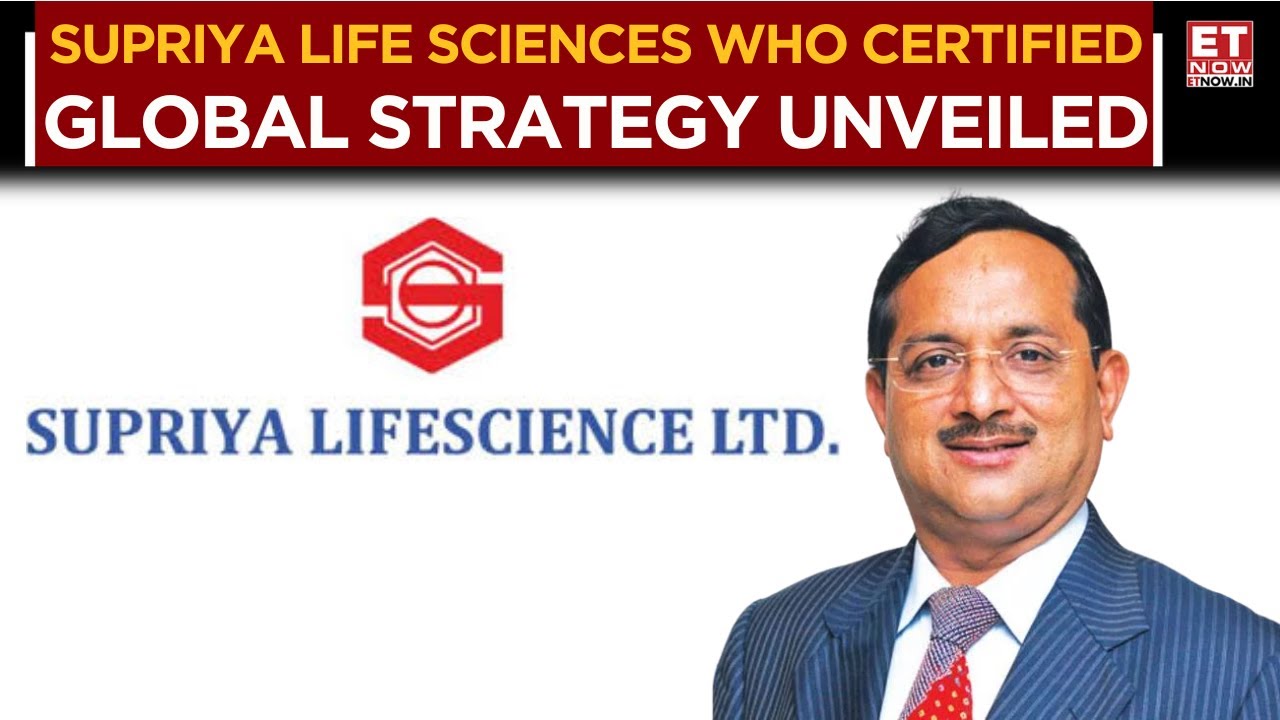Supriya Life Sciences: Big Move in Anesthetics Market |Exclusive with  Satish Wag On WHO Certificate