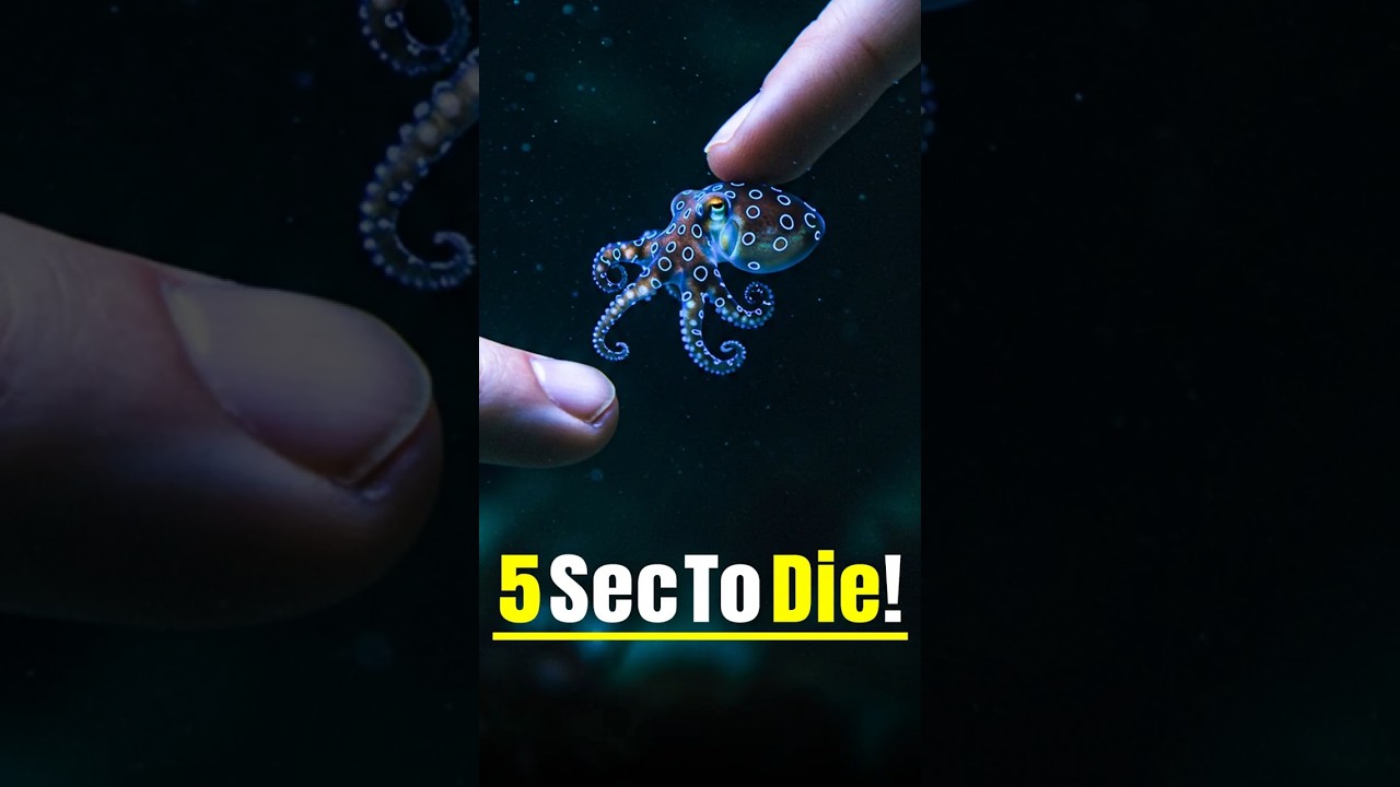 You Can Die in 5 Sec | Blue-Ringed Octopus | Cute but Deadly #blueringedoctopus