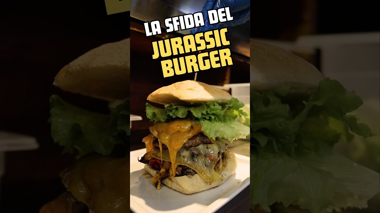 El panin de un kg e mezzo. La sfida della leggerezza del Jurassic Burger