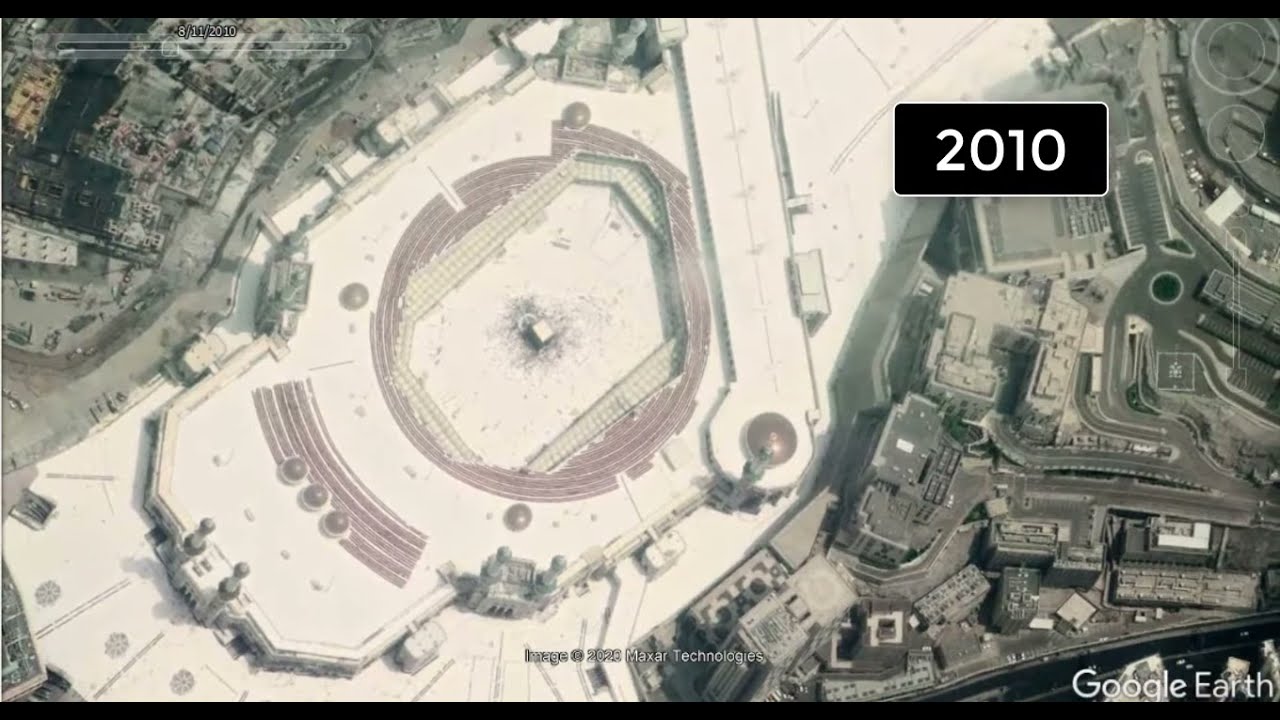 MASJID AL HARAM, MAKKAH AERIAL TIME LAPSE  | 2004 - 2020 #Makkah #مكة