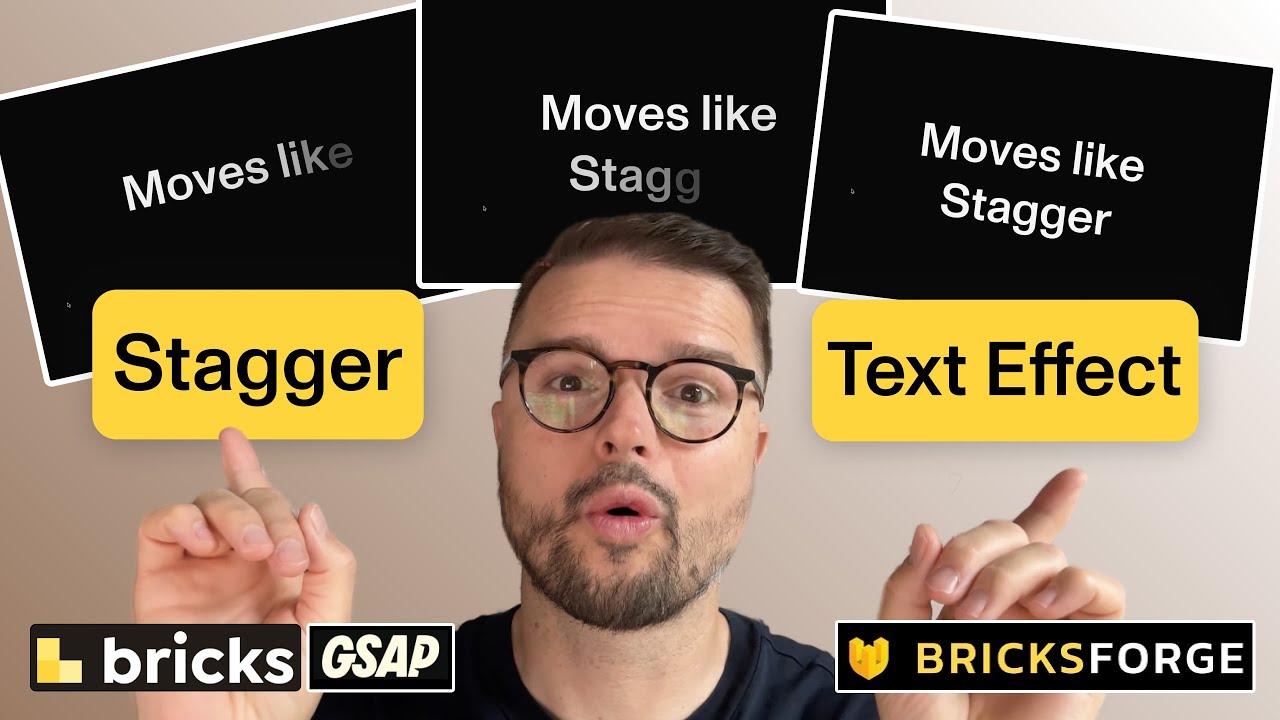 How I use the Stagger Text Effect with Bricksbuilder