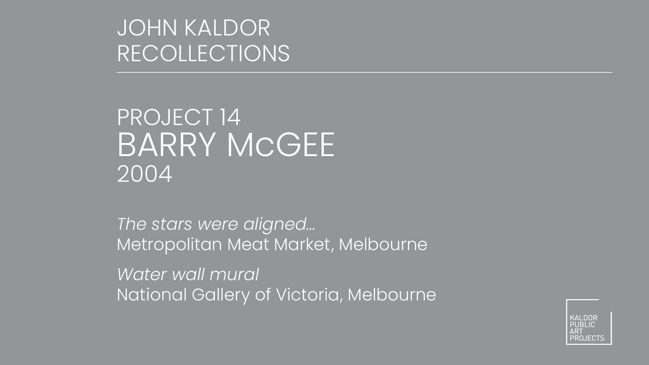 Project 14 : Barry McGee, 2004 - John Kaldor Recollections