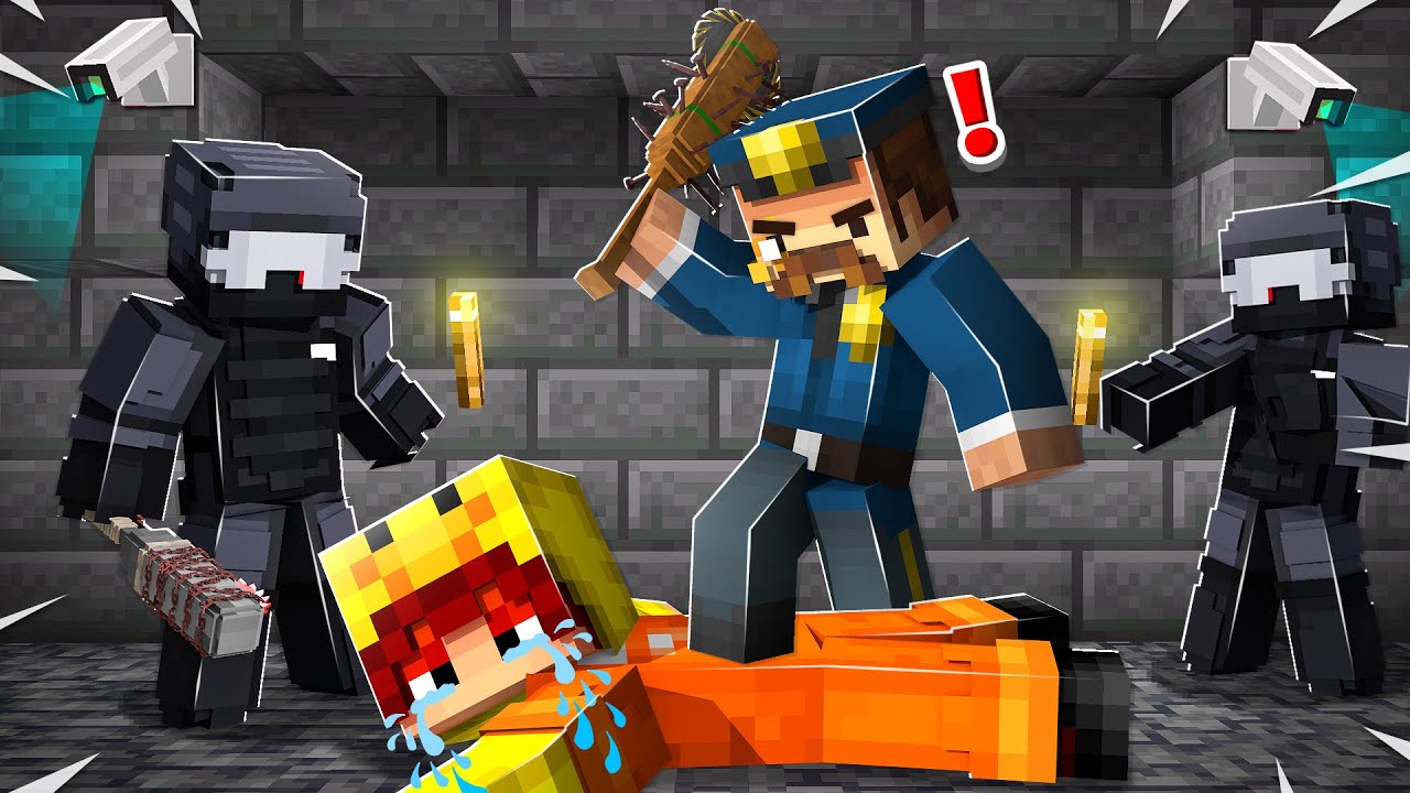 POLITIE SLAAT DENNUS In De GEVANGENIS In MINECRAFT! (Survival FILM)