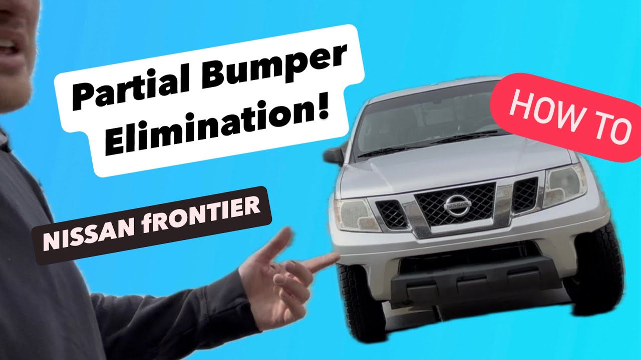 Partial Bumper Elimination! Nissan Frontier 2nd Gen. High Clearance 🙌✅