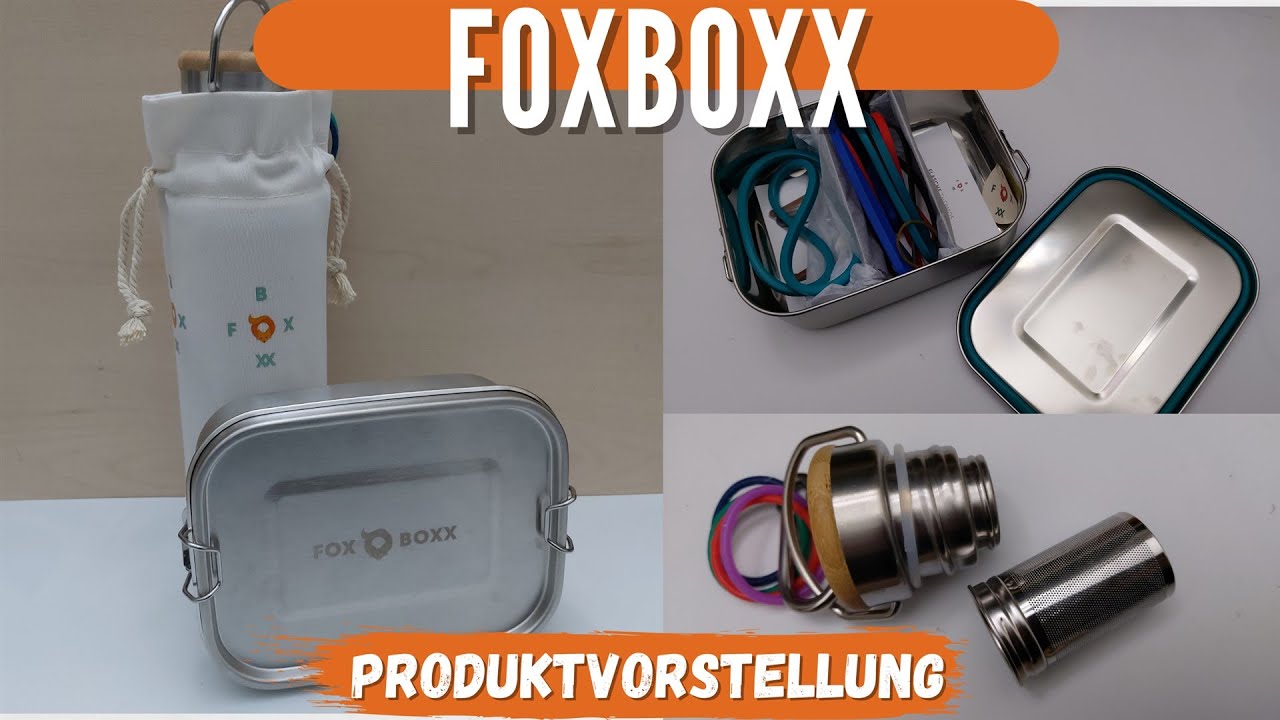 Die FOXBOXX® Produkte ★ Produktvorstellung★ Lunchbox und Thermosflasche aus Edelstahl ★ Beim TestEck