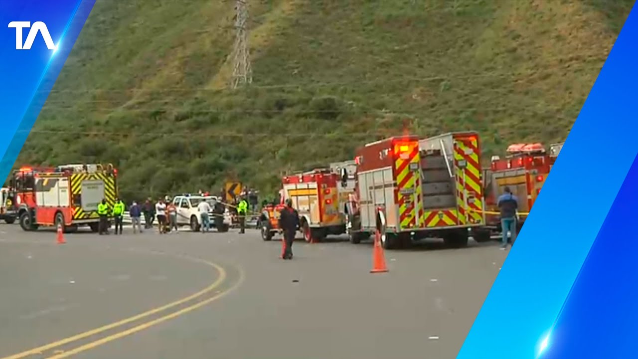 Conductor del bus accidentado en la vía Pifo - Papallacta es procesado por muerte culposa