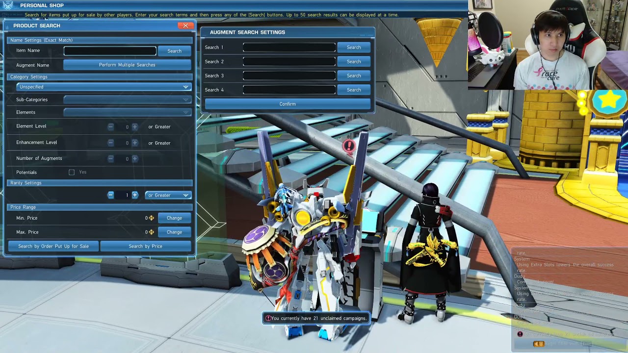 PSO2 Guardian Soul step by step guide on unit