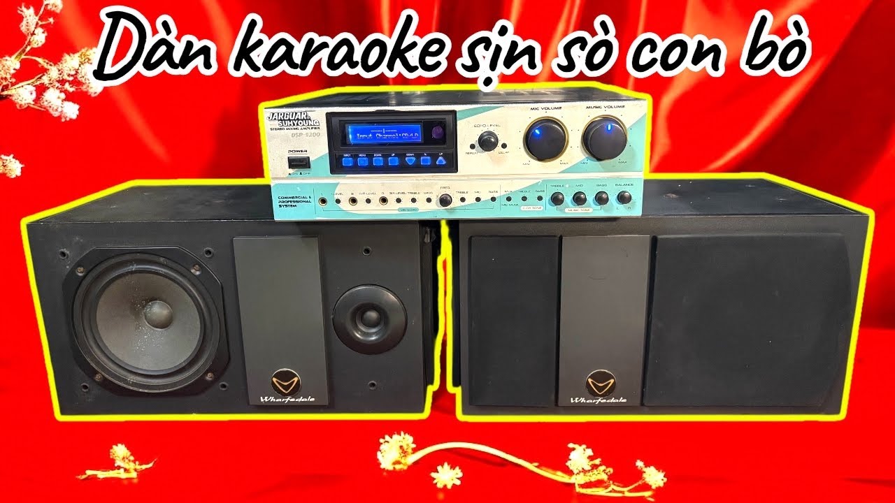 Thanh Lý Bộ Dàn Karaoke bãi sịn ( Loa Whafedale + đẩy liền vang Jarguar) Giá 4tr7 | 0368286636