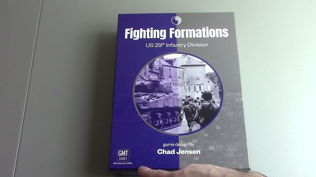 Unboxing : Fighting Formations : 29th Division by GMT Games