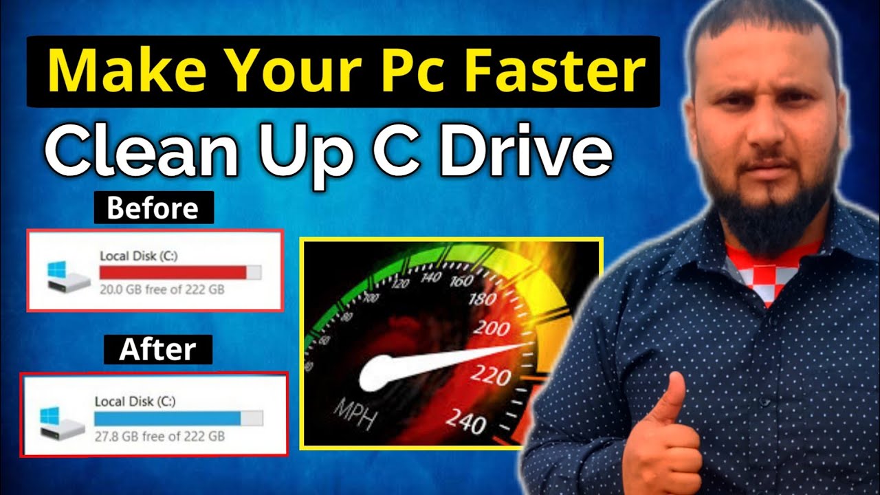 Clean C Drive From Garbage Data & Make Your Laptop Faster | Speed Up Your Pc.