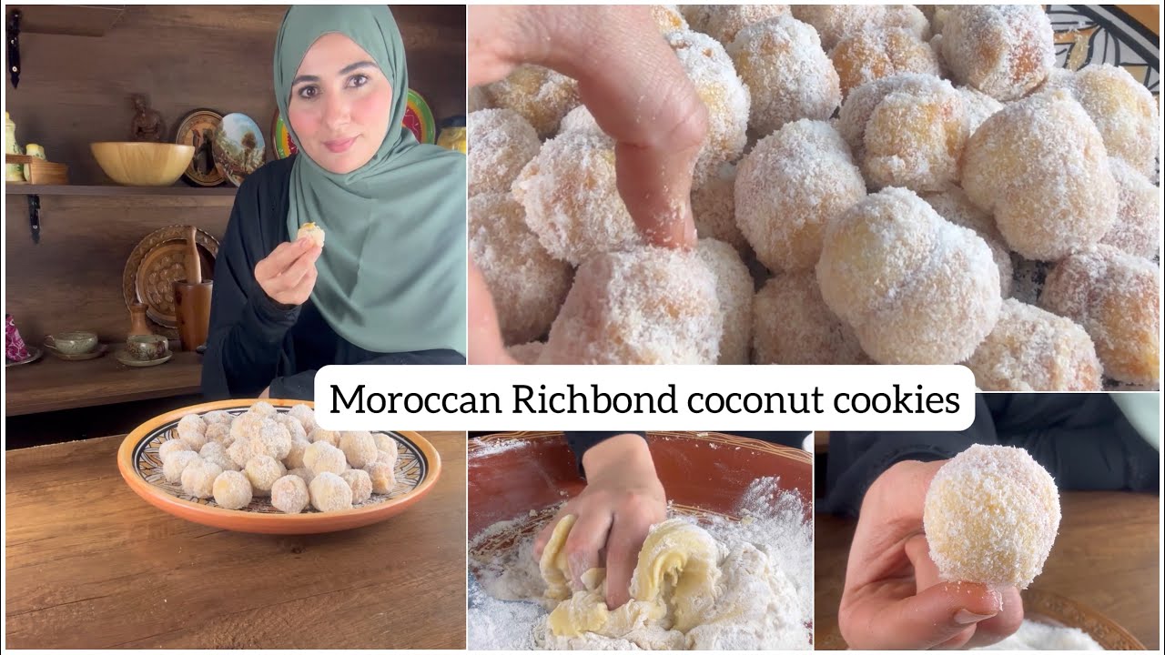 Moroccan Richbond coconut cookies 🫠 Easy and delicious