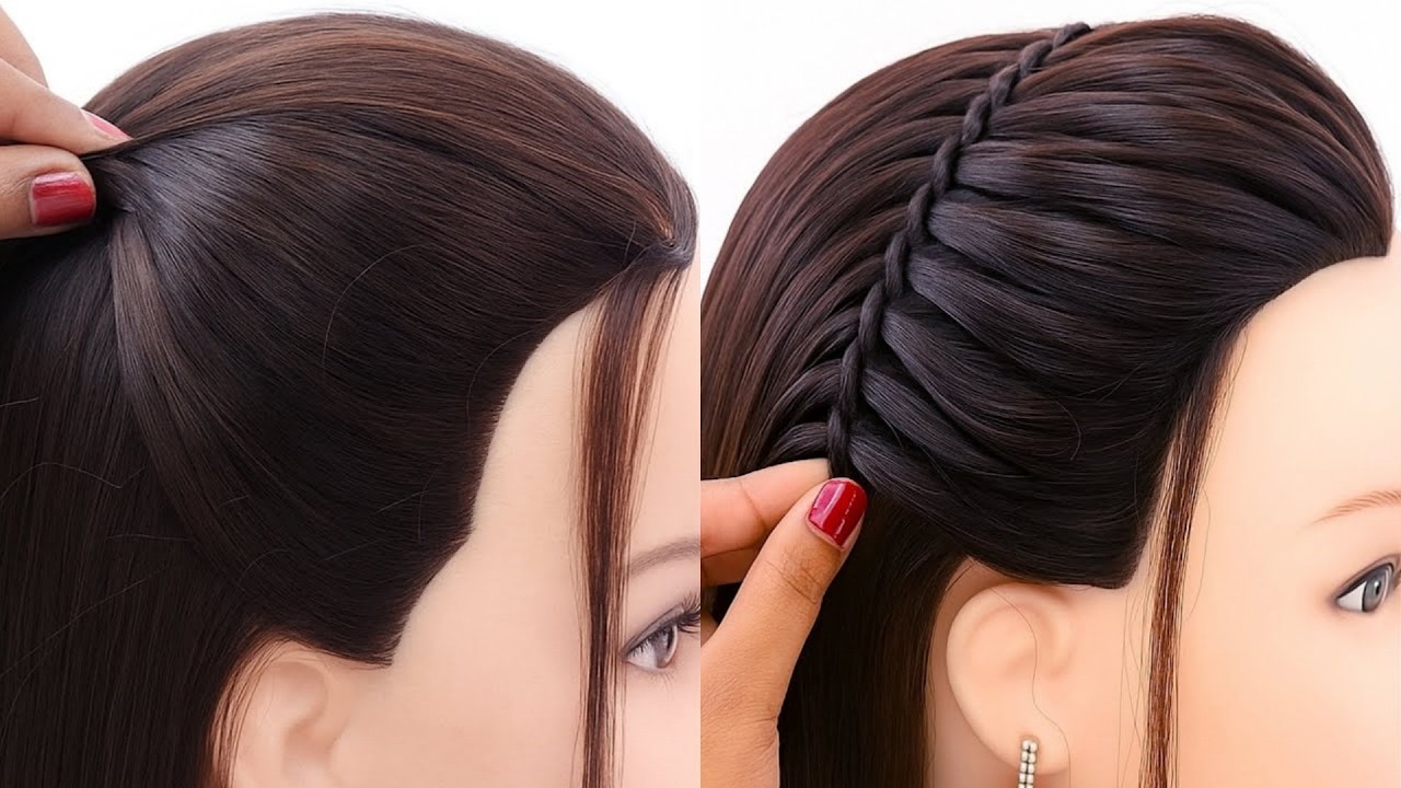 Top Beautiful Hairstyle Tutorial - New Stylish Hairstyle | Hairstyle for Birthday Girl | Hairstyle