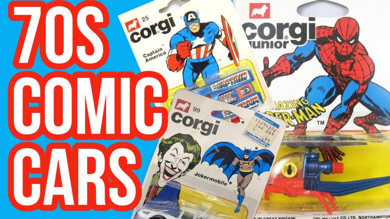 DC and Marvel Toy Cars from Corgi