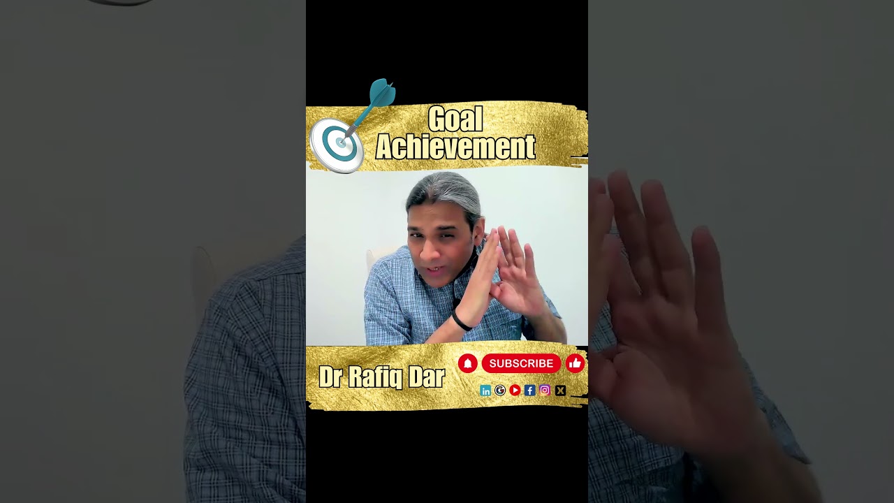 Goal achievement #drrafiqdar  #rafiqdar #nlppractitioner #motivation #goalsetting