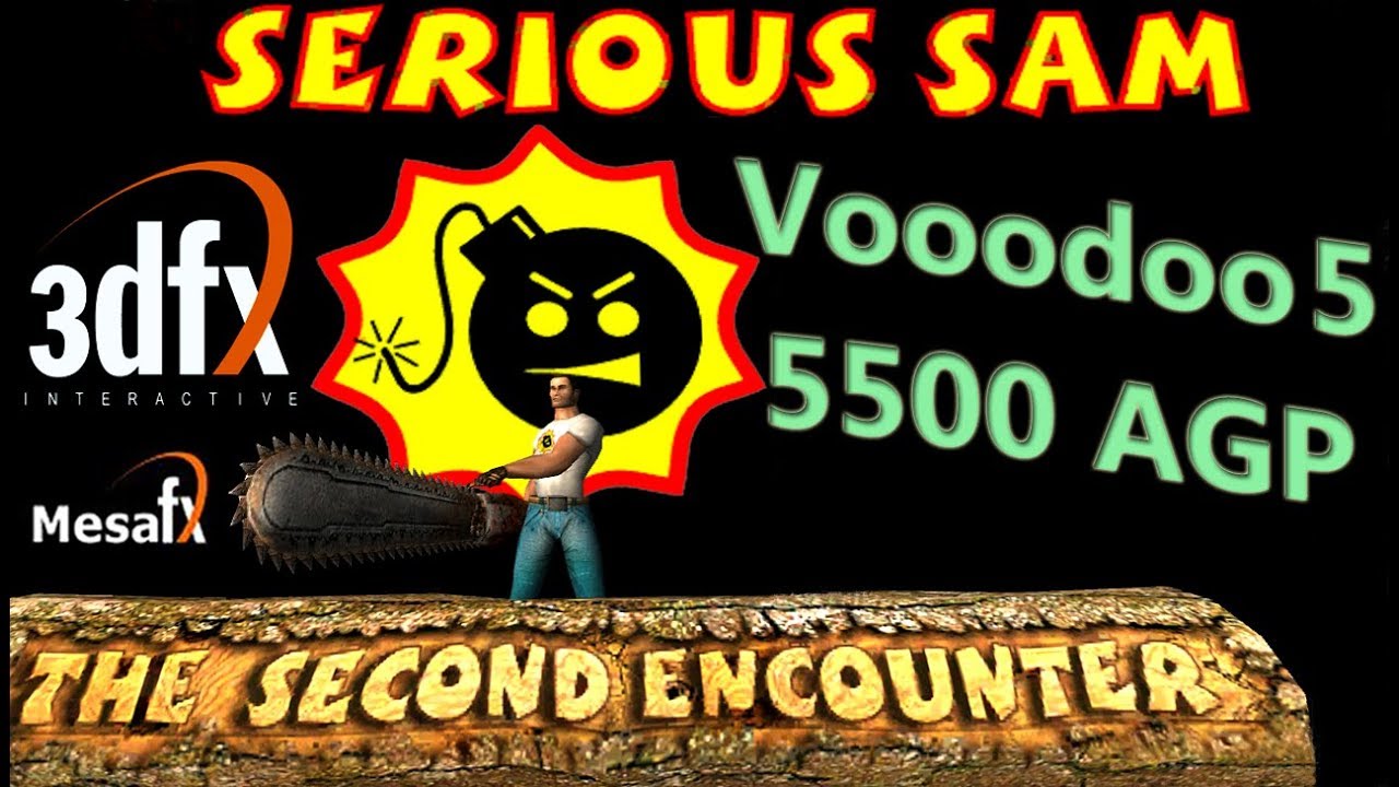 Serious Sam: The Second Encounter (Croteam, 2002) - 3dfx Voodoo 5 5500 AGP playability comparison
