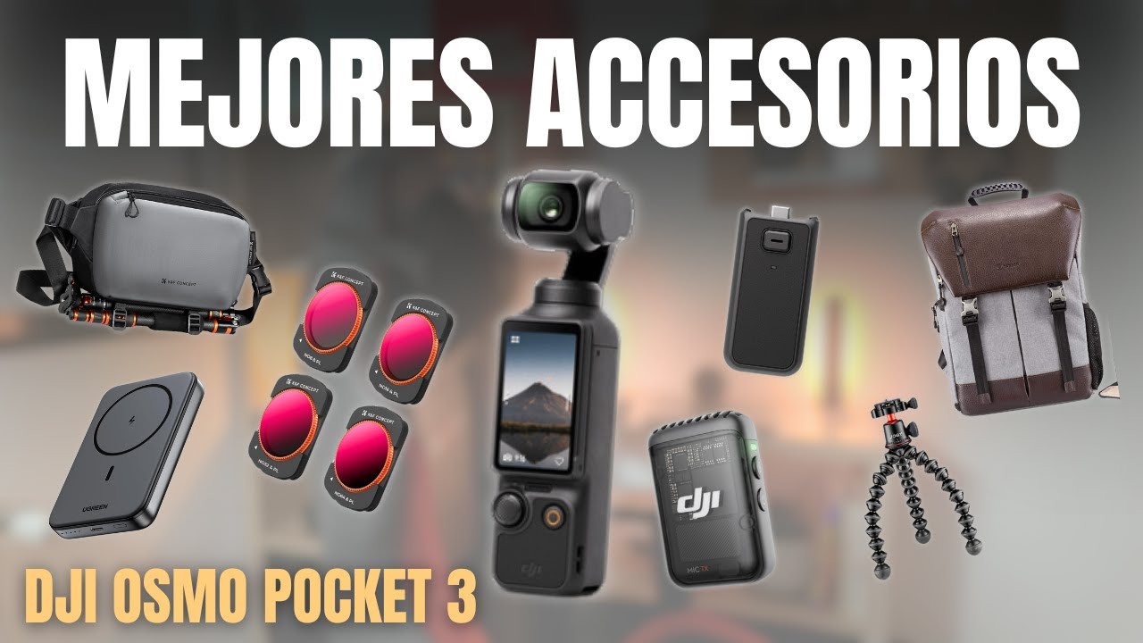 Mejores Accesorios para tu DJI Osmo Pocket 3 - Filtros, Trípodes, Mochilas...