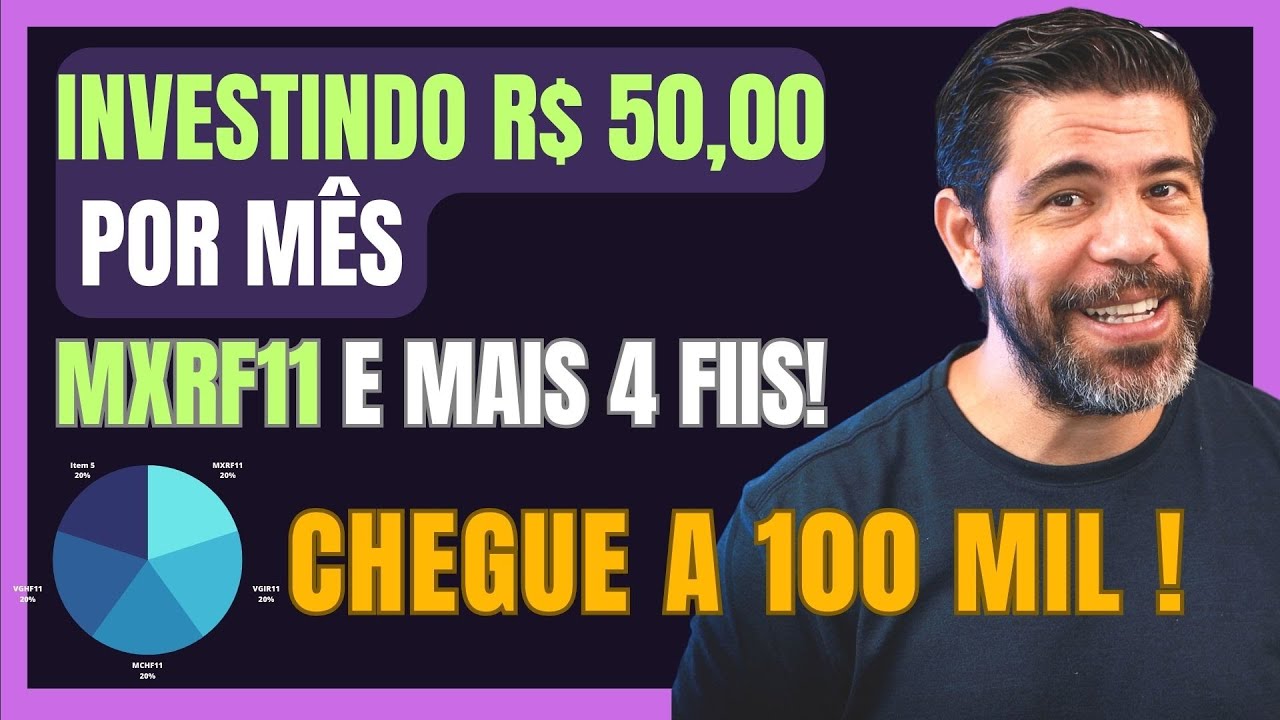 4 FIIS MAIS BARATOS QUE O MXRF11 E PAGAM MAIS DIVIDENDOS! INVISTA 50,00 POR MÊS E CHEGUE AOS 100 MIL