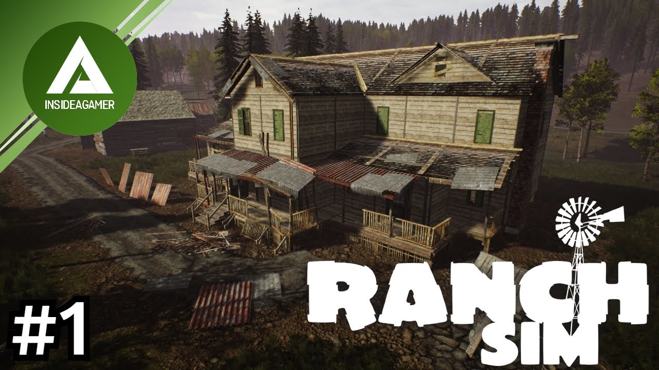 Ranch Simulator - First Look - Early Access - Rebuilding Grandads Old Farm #1