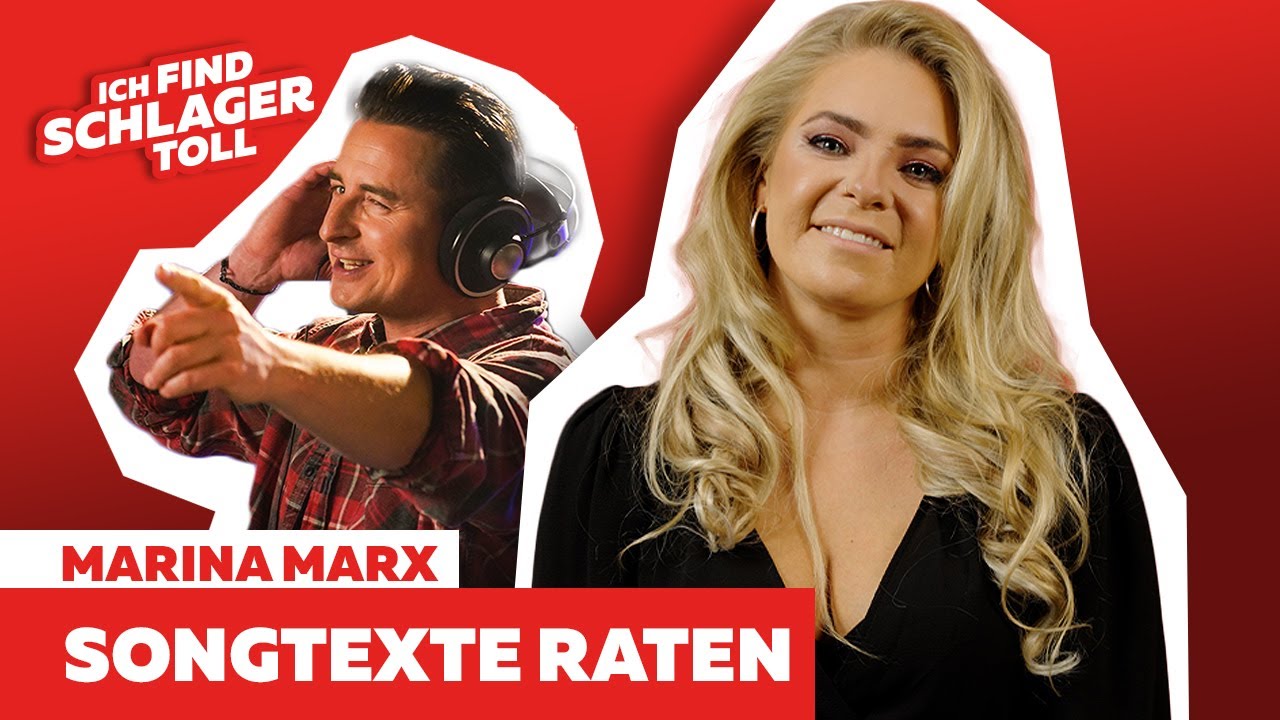 Errät Marina Marx alle Songs richtig? 😱 | Songtexte raten | Stars & Stories