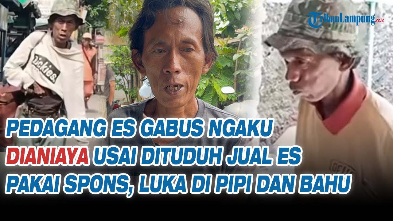 Pedagang Es Gabus Ngaku Dianiaya Usai Dituduh Jual Es Pakai Spons, Alami Luka di Pipi dan Bahu
