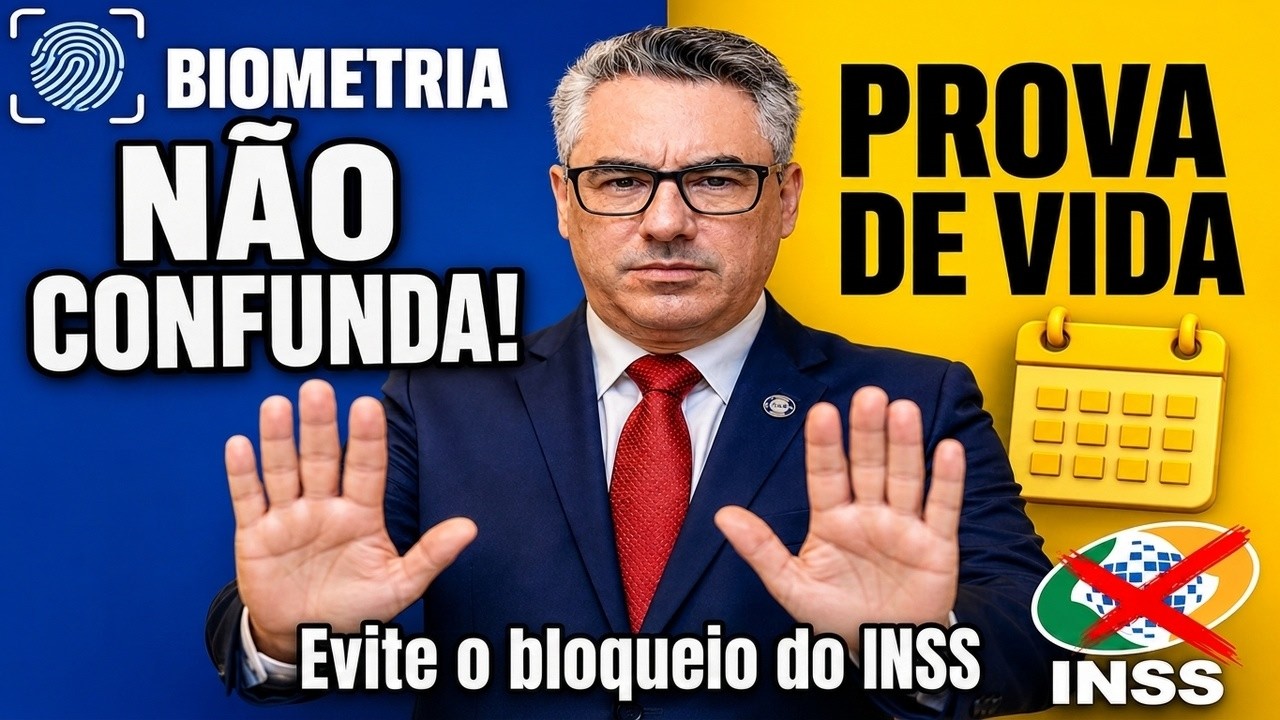 ATENÇÃO URGENTE: PROVA DE VIDA x BIOMETRIA DO INSS Mudou TUDO em 2025! VEJA ANTES QUE BLOQUEIE.