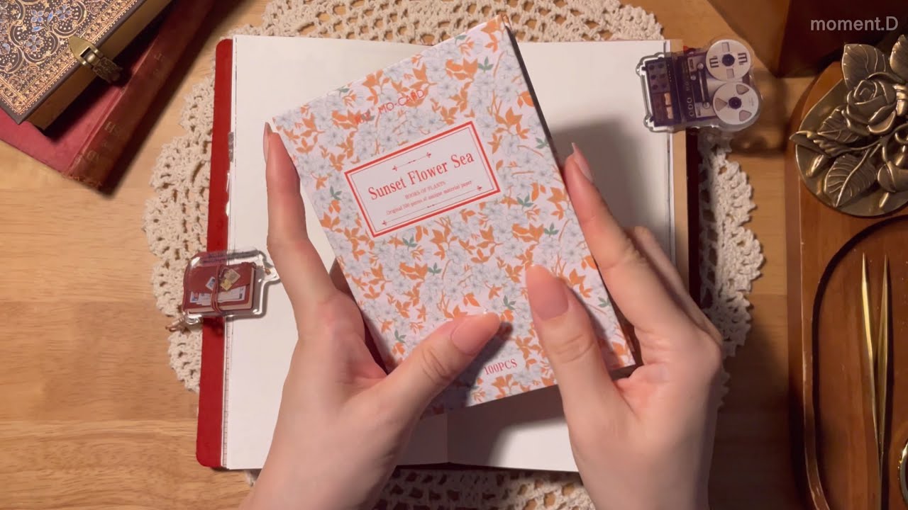 ASMR 쉬운 배치로 상큼하게 다이어리 꾸미기 Art Journaling #scrapbooking #papertherapy #コラージュ #collage 다꾸
