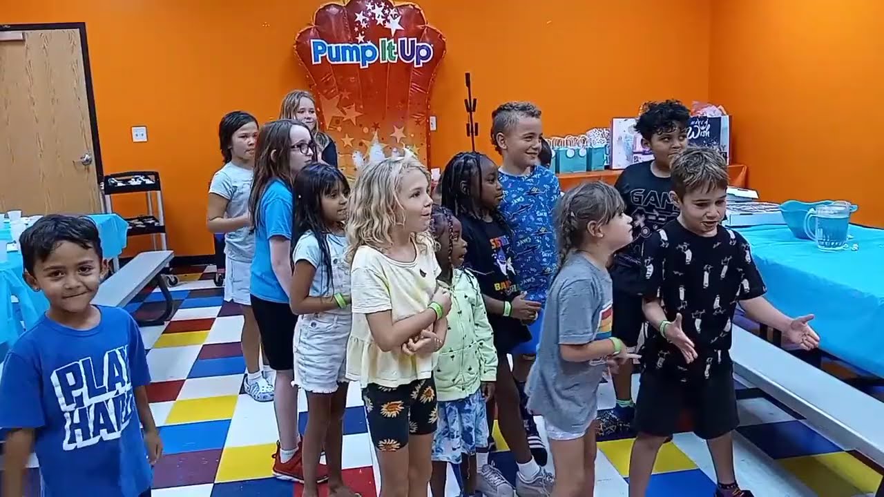 Charlotte's birthday party at pump it up
