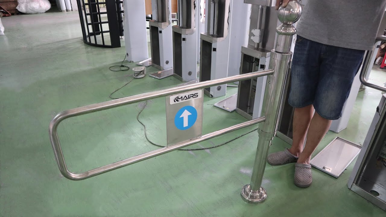 Manual Swing Pedestrian Turnstile Gate - MairsTurnstile.com