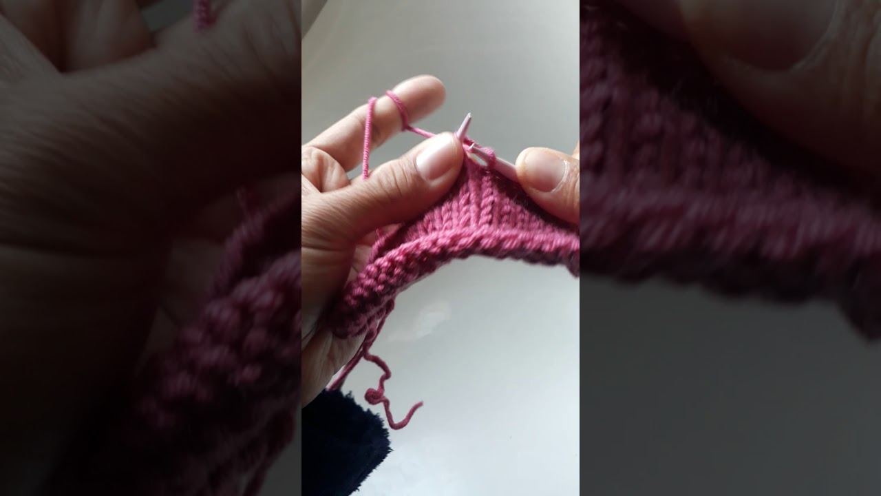 Şiş örgüde  artırma  teknikleri #1