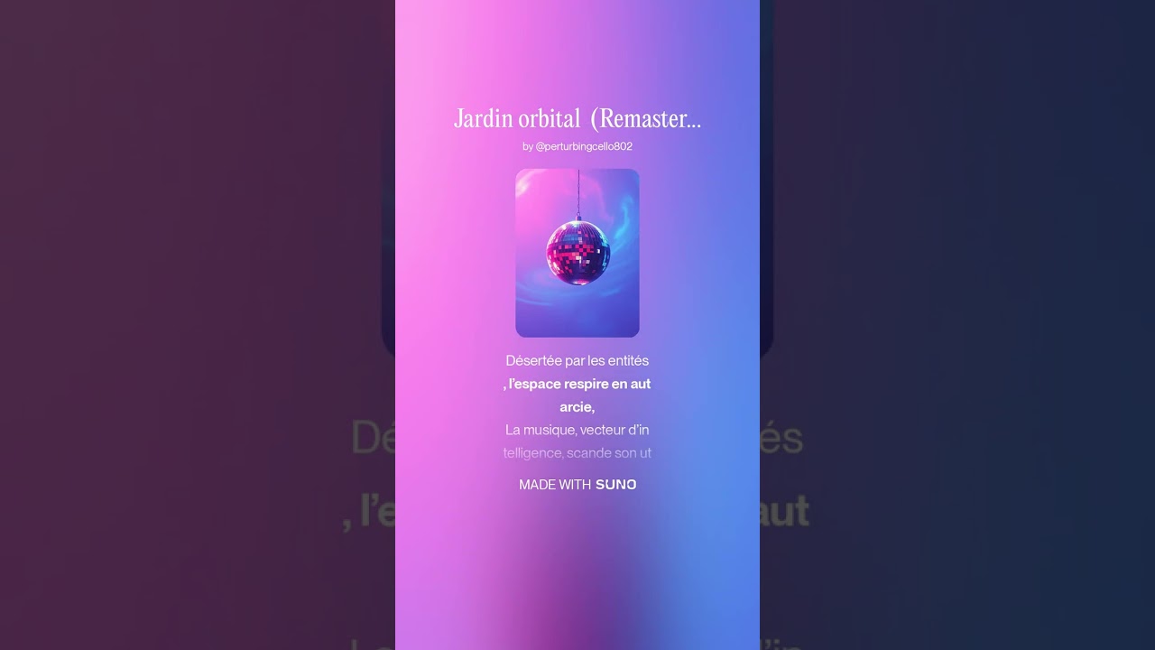 Jardin orbital  disco top