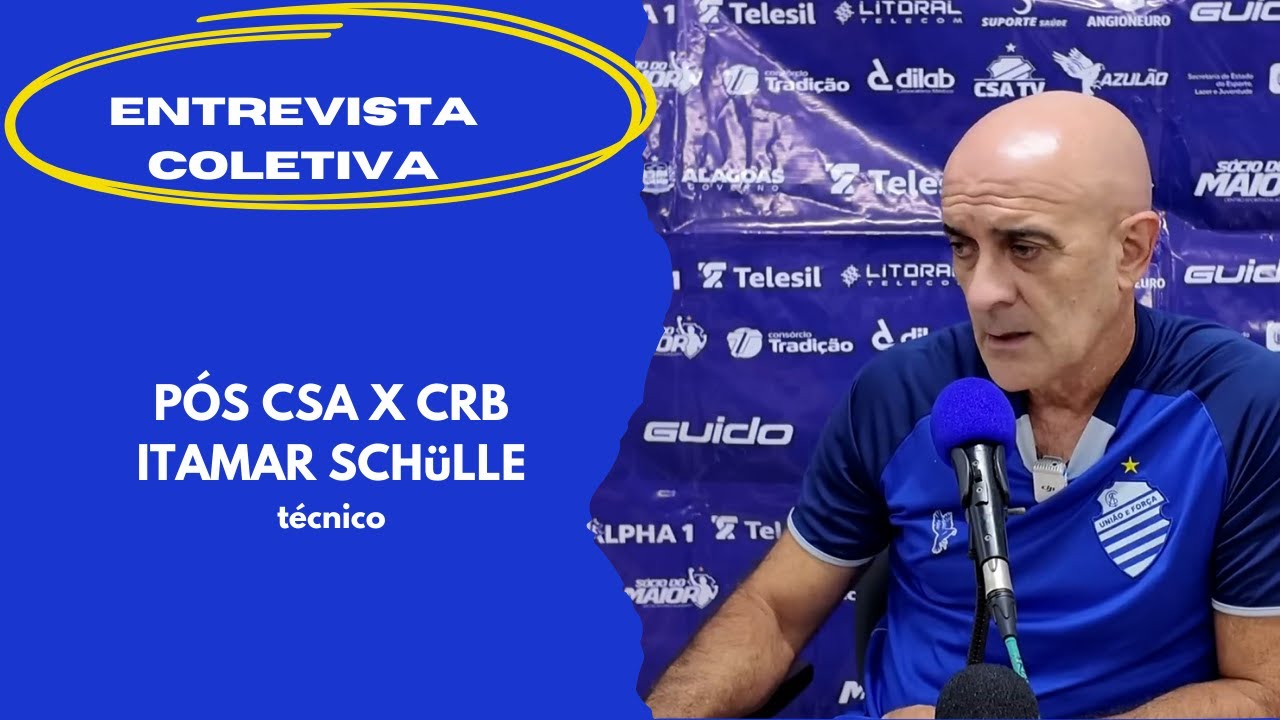 Entrevista Coletiva | Alagoano | CSA x CRB | Itamar Schülle | técnico | 24.01
